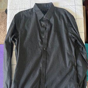 Banana Republic Dress Shirt - Black and White